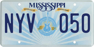 MS license plate NYV050
