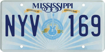 MS license plate NYV169