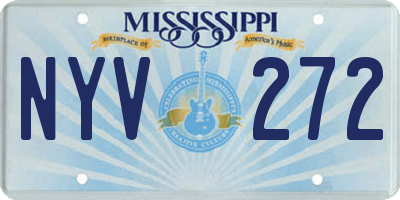 MS license plate NYV272