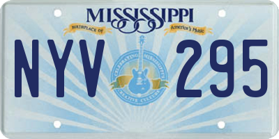 MS license plate NYV295