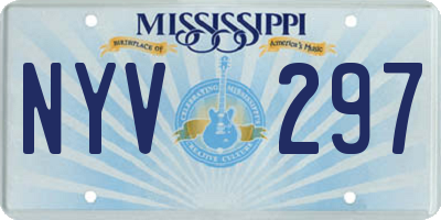 MS license plate NYV297