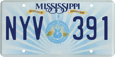 MS license plate NYV391