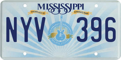 MS license plate NYV396