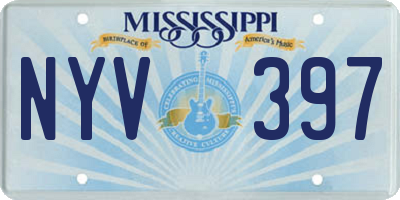 MS license plate NYV397