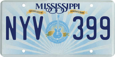MS license plate NYV399