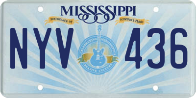 MS license plate NYV436
