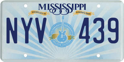 MS license plate NYV439