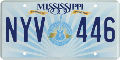 MS license plate NYV446