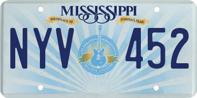 MS license plate NYV452