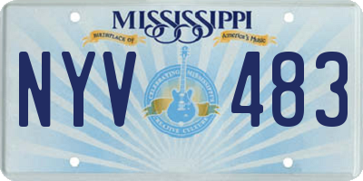 MS license plate NYV483