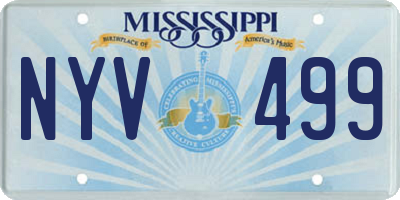 MS license plate NYV499