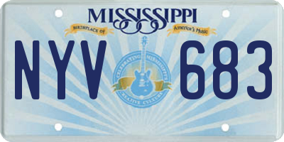 MS license plate NYV683