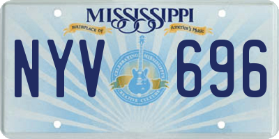 MS license plate NYV696