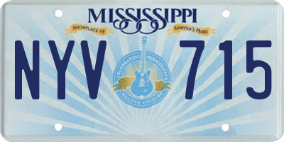 MS license plate NYV715