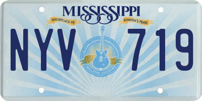 MS license plate NYV719