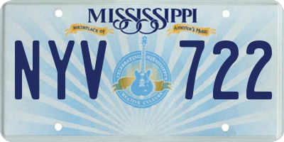 MS license plate NYV722