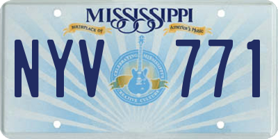 MS license plate NYV771