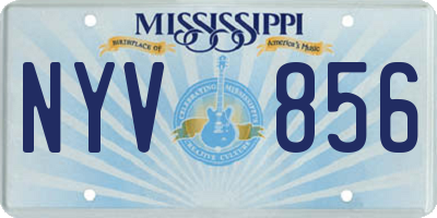 MS license plate NYV856