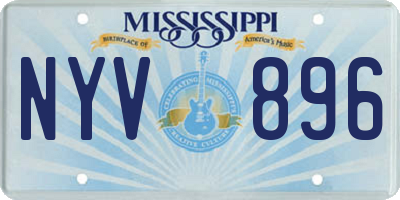MS license plate NYV896