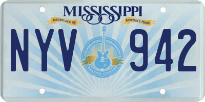 MS license plate NYV942