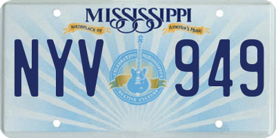 MS license plate NYV949