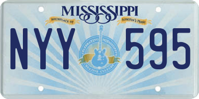 MS license plate NYY595