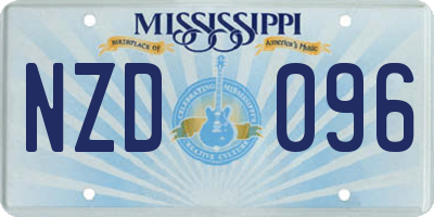 MS license plate NZD096