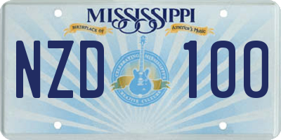 MS license plate NZD100