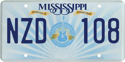 MS license plate NZD108