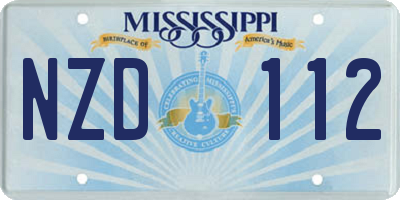 MS license plate NZD112