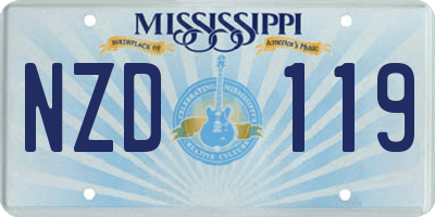 MS license plate NZD119