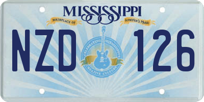 MS license plate NZD126