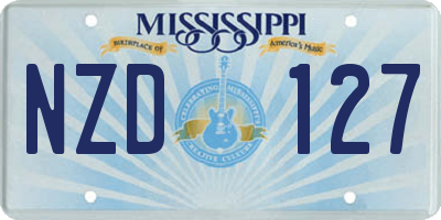 MS license plate NZD127