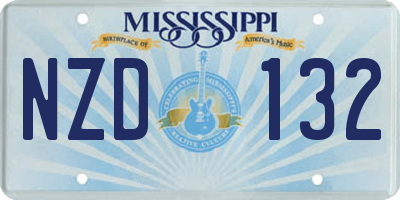 MS license plate NZD132