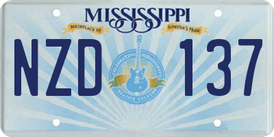 MS license plate NZD137