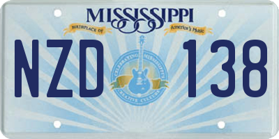 MS license plate NZD138