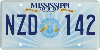 MS license plate NZD142
