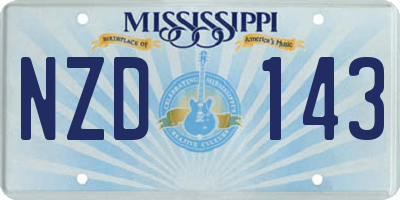 MS license plate NZD143