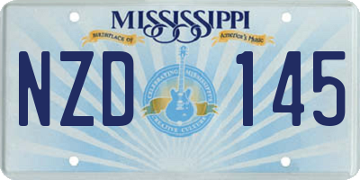 MS license plate NZD145
