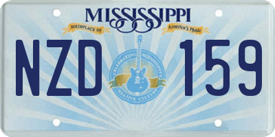 MS license plate NZD159