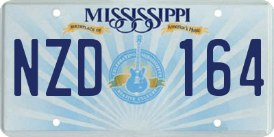 MS license plate NZD164