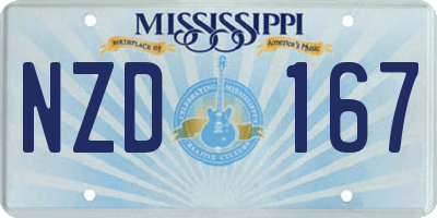 MS license plate NZD167