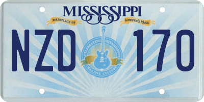 MS license plate NZD170
