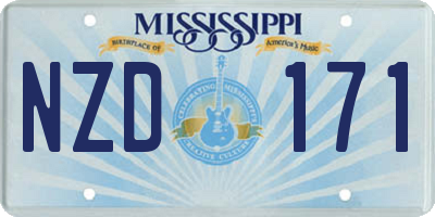 MS license plate NZD171