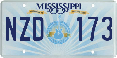 MS license plate NZD173