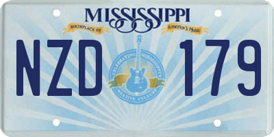 MS license plate NZD179