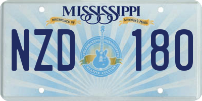 MS license plate NZD180