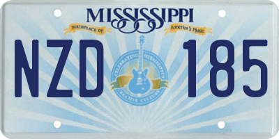 MS license plate NZD185