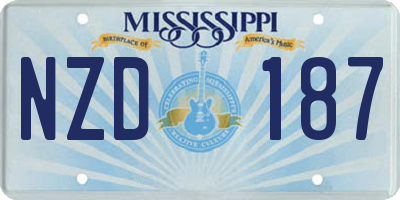 MS license plate NZD187