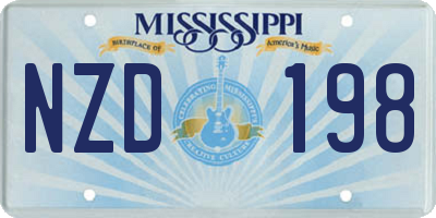 MS license plate NZD198